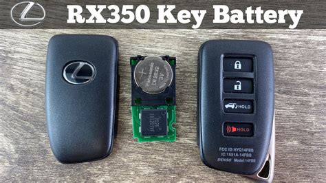 How To Open A Lexus Key DIY - LEXUS How to change SmartKey Key fob Battery on Lexus RX350 ES350  RX450 - YouTube